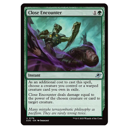 Close Encounter 0176 card from the Magic The Gathering set Edge of Eternities