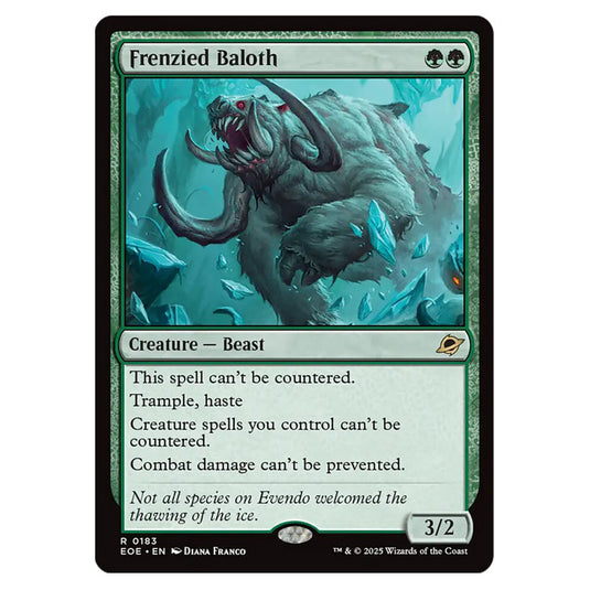 Frenzied Baloth 0183 card from the Magic The Gathering set Edge of Eternities