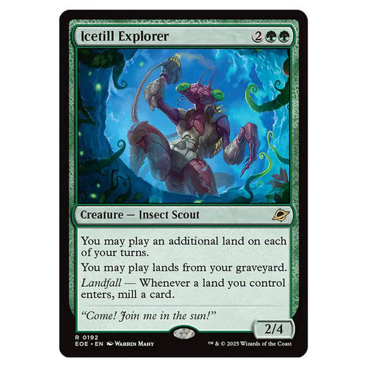 Icetill Explorer 0192 card from the Magic The Gathering set Edge of Eternities