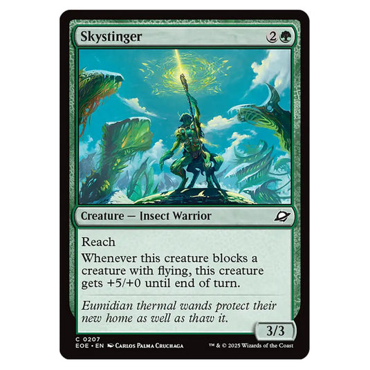 Skystinger 0207 card from the Magic The Gathering set Edge of Eternities