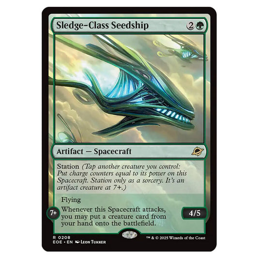 Sledge-Class Seedship 0208 card from the Magic The Gathering set Edge of Eternities