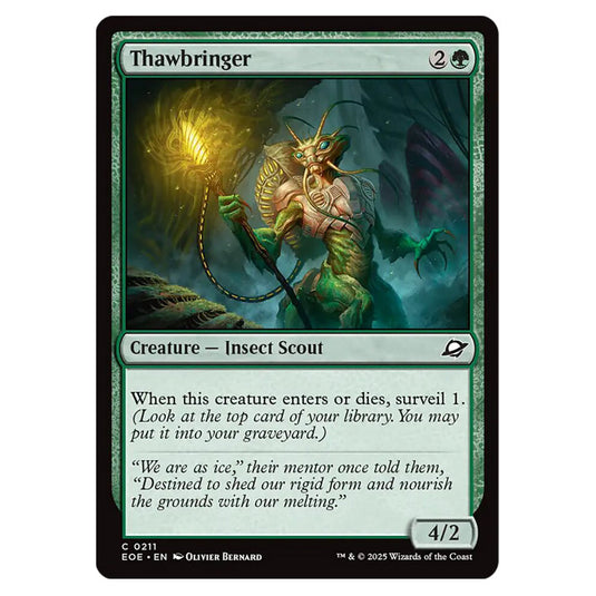 Thawbringer 0211 card from the Magic The Gathering set Edge of Eternities