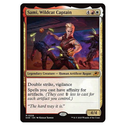 Sami, Wildcat Captain 0226 card from the Magic The Gathering set Edge of Eternities
