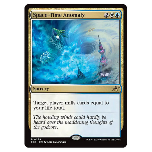 Space-Time Anomaly 0229 card from the Magic The Gathering set Edge of Eternities