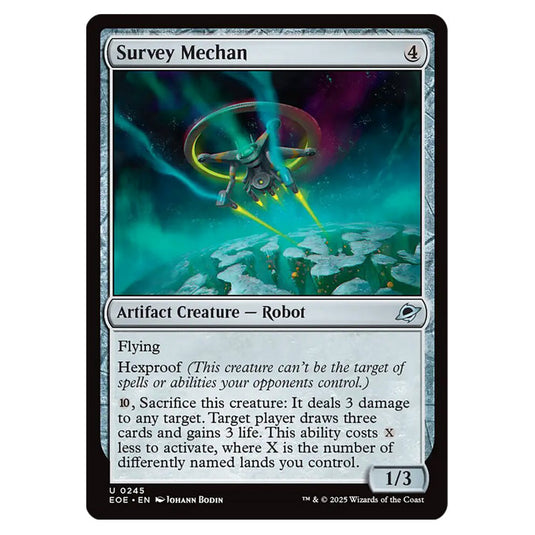 Survey Mechan 0245 card from the Magic The Gathering set Edge of Eternities