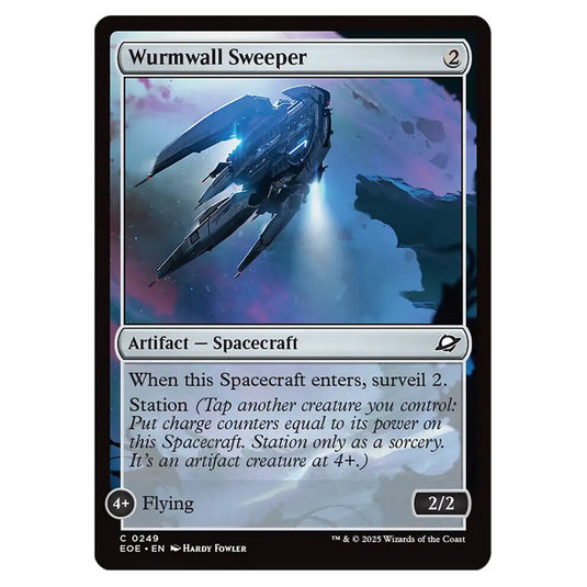 Wurmwall Sweeper 0249 card from the Magic The Gathering set Edge of Eternities