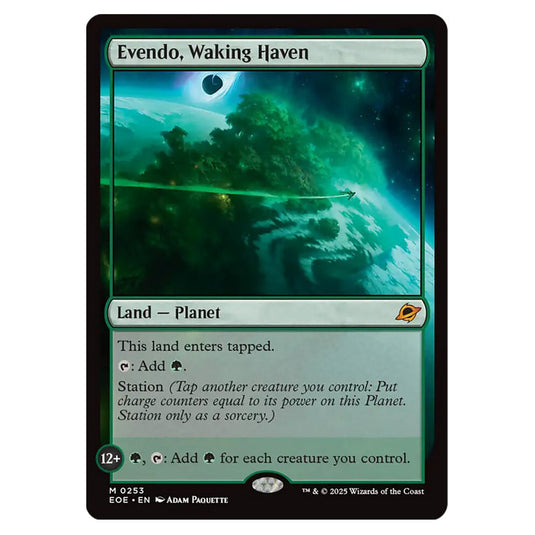 Evendo, Waking Haven 0253 card from the Magic The Gathering set Edge of Eternities