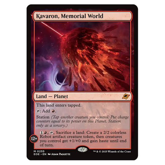 Kavaron, Memorial World 0255 card from the Magic The Gathering set Edge of Eternities