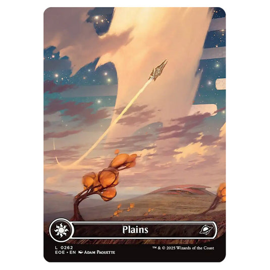 Plains 0262 card from the Magic The Gathering set Edge of Eternities