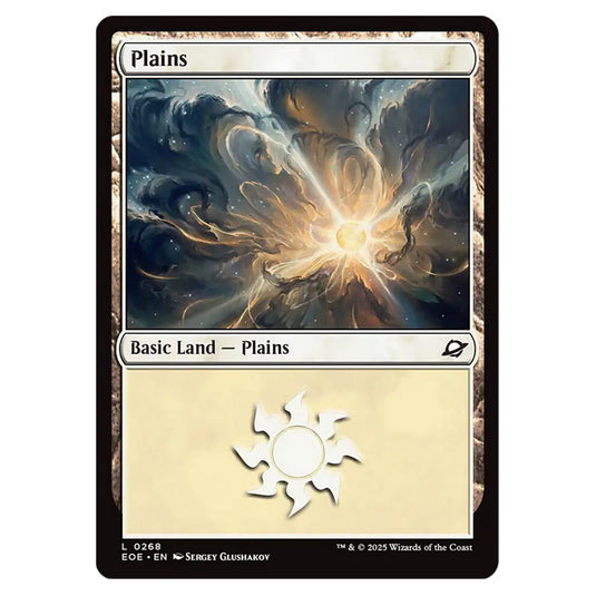 Plains 0268 card from the Magic The Gathering set Edge of Eternities