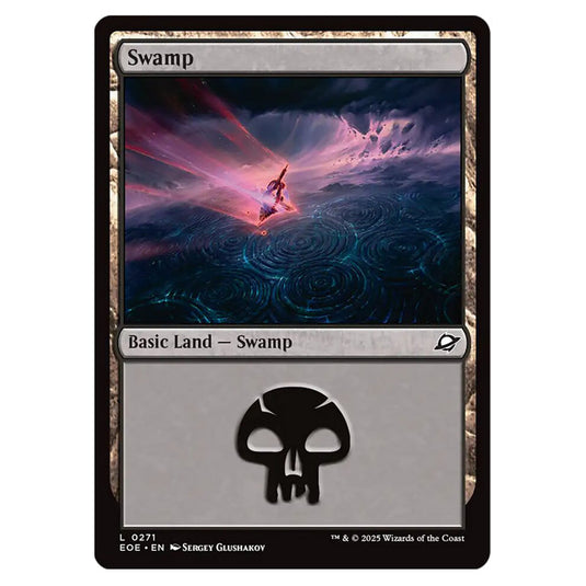 Swamp 0271 card from the Magic The Gathering set Edge of Eternities