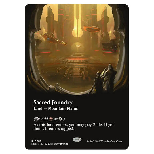 Sacred Foundry 0282 card from the Magic The Gathering set Edge of Eternities