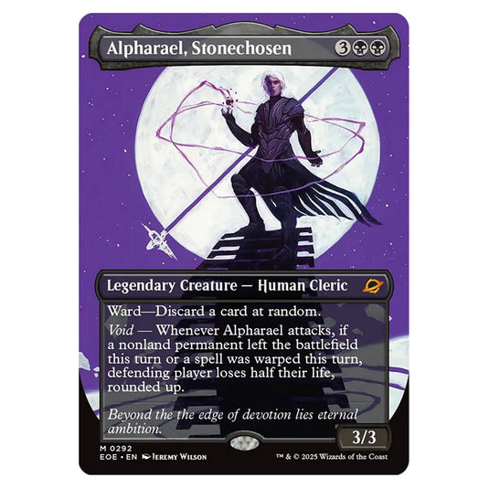 Alpharael, Stonechosen 0292 card from the Magic The Gathering set Edge of Eternities