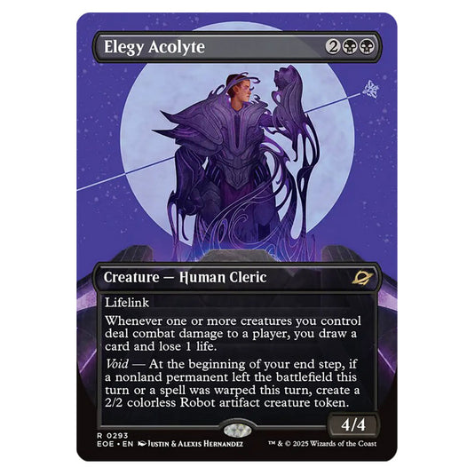Elegy Acolyte 0293 card from the Magic The Gathering set Edge of Eternities