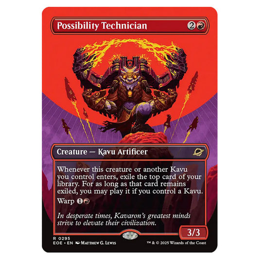 Possibility Technician 0295 card from the Magic The Gathering set Edge of Eternities