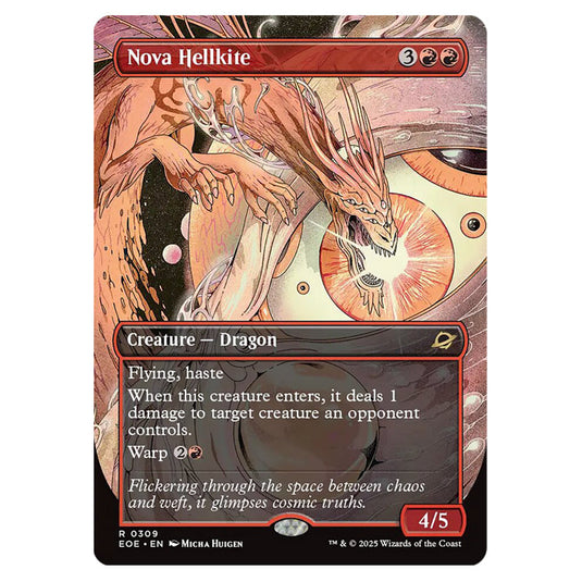 Nova Hellkite 0309 card from the Magic The Gathering set Edge of Eternities