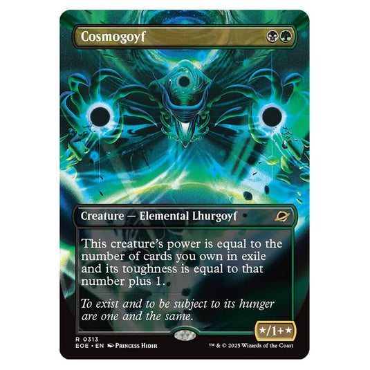 Cosmogoyf 0313 card from the Magic The Gathering set Edge of Eternities