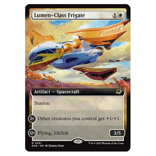 Lumen-Class Frigate 0321 card from the Magic The Gathering set Edge of Eternities