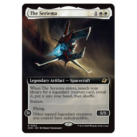 The Seriema 0323 card from the Magic The Gathering set Edge of Eternities