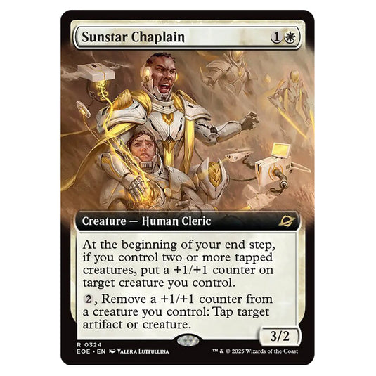 Sunstar Chaplain 0324 card from the Magic The Gathering set Edge of Eternities