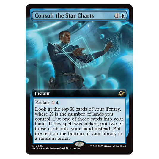 Consult the Star Charts 0325 card from the Magic The Gathering set Edge of Eternities