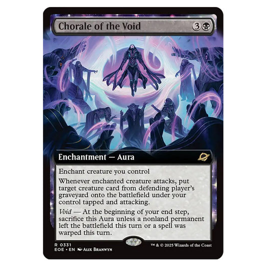Chorale of the Void 0331 card from the Magic The Gathering set Edge of Eternities