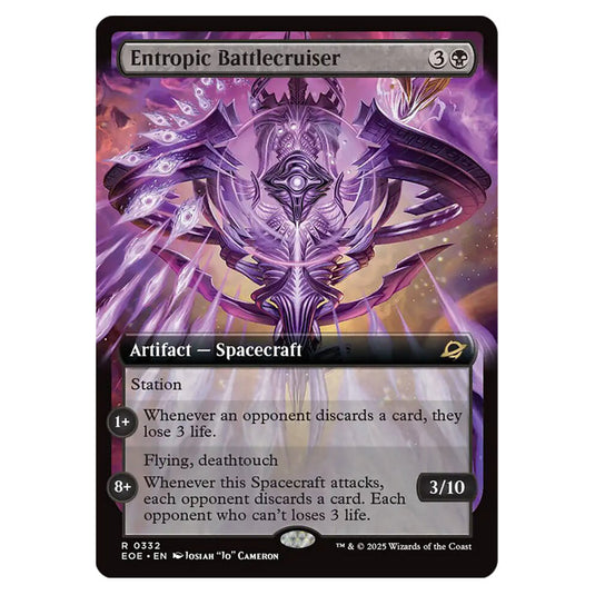 Entropic Battlecruiser 0332 card from the Magic The Gathering set Edge of Eternities