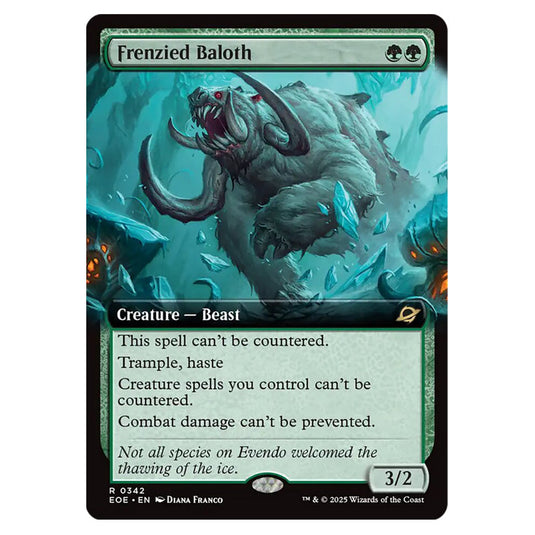 Frenzied Baloth 0342 card from the Magic The Gathering set Edge of Eternities