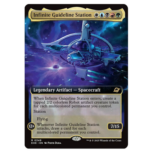 Infinite Guideline Station 0348 card from the Magic The Gathering set Edge of Eternities