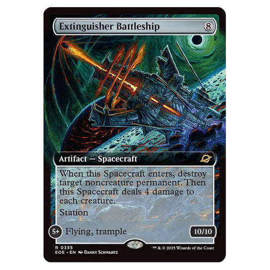 Extinguisher Battleship 0355 card from the Magic The Gathering set Edge of Eternities