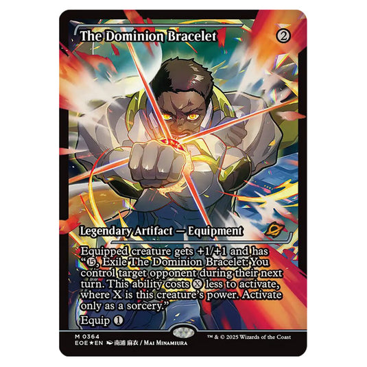 The Dominion Bracelet 0364 card from the Magic The Gathering set Edge of Eternities