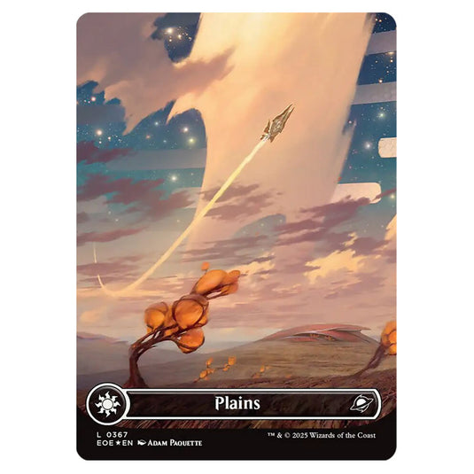 Plains 0367 card from the Magic The Gathering set Edge of Eternities