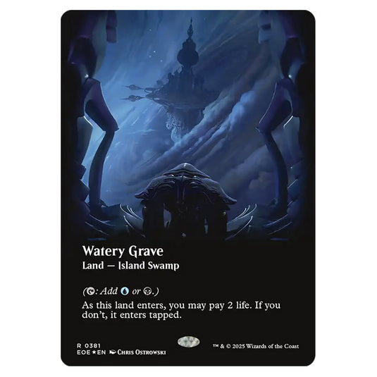 Watery Grave 0381 card from the Magic The Gathering set Edge of Eternities
