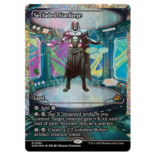 Secluded Starforge 0392 card from the Magic The Gathering set Edge of Eternities