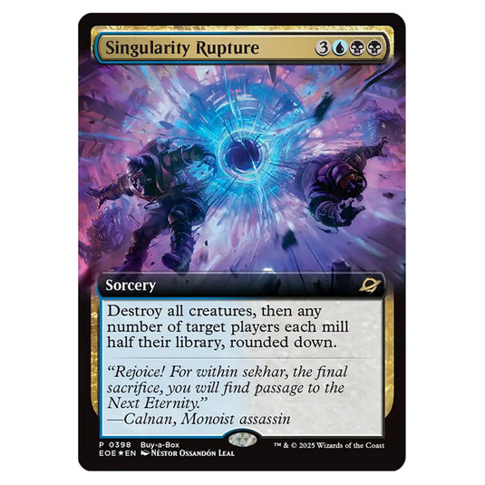 Singularity Rupture 0398 card from the Magic The Gathering set Edge of Eternities
