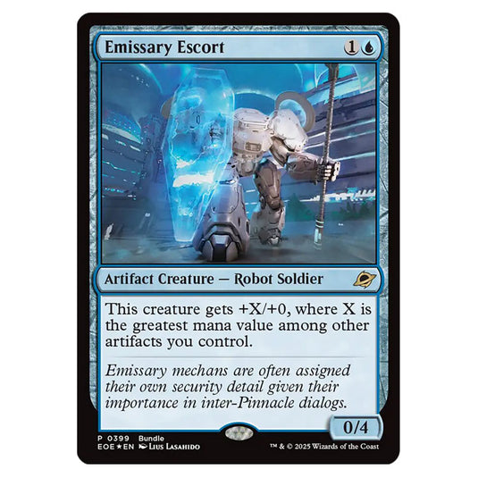 Emissary Escort 0399 card from the Magic The Gathering set Edge of Eternities