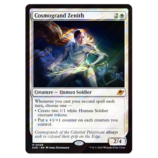 Cosmogrand Zenith 0009 card from the Magic The Gathering set Edge of Eternities