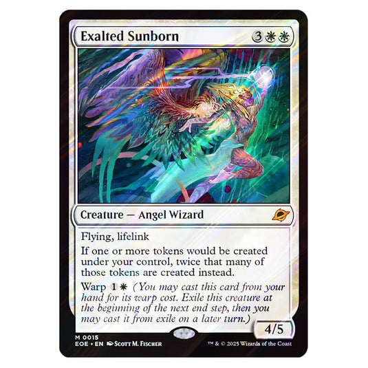 Exalted Sunborn 0015 card from the Magic The Gathering set Edge of Eternities