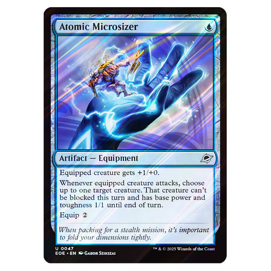 Atomic Microsizer 0047 card from the Magic The Gathering set Edge of Eternities