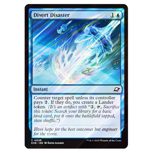 Divert Disaster 0055 card from the Magic The Gathering set Edge of Eternities