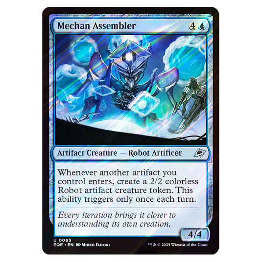 Mechan Assembler 0063 card from the Magic The Gathering set Edge of Eternities