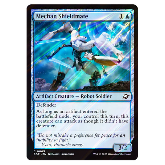 Mechan Shieldmate 0065 card from the Magic The Gathering set Edge of Eternities