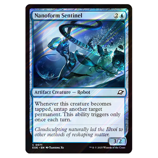 Nanoform Sentinel 0071 card from the Magic The Gathering set Edge of Eternities