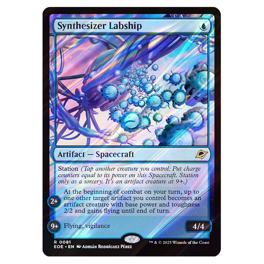 Synthesizer Labship 0081 card from the Magic The Gathering set Edge of Eternities