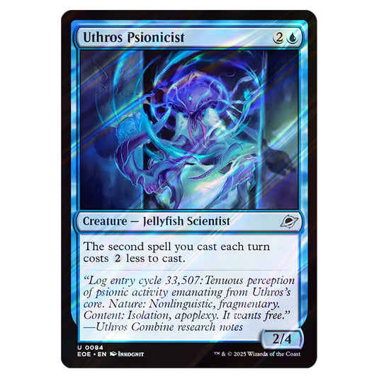 Uthros Psionicist 0084 card from the Magic The Gathering set Edge of Eternities