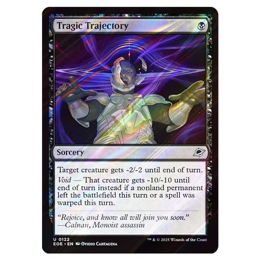 Tragic Trajectory 0122 card from the Magic The Gathering set Edge of Eternities