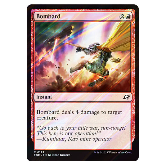 Bombard 0129 card from the Magic The Gathering set Edge of Eternities