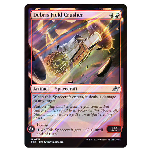 Debris Field Crusher 0131 card from the Magic The Gathering set Edge of Eternities