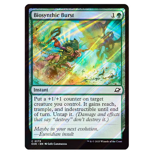 Biosynthic Burst 0173 card from the Magic The Gathering set Edge of Eternities
