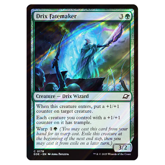 Drix Fatemaker 0178 card from the Magic The Gathering set Edge of Eternities